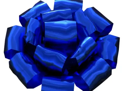 GIFT BOW Low-poly 3D model