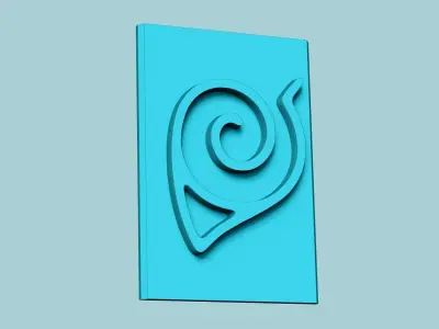 Stamp 94 Naruto Village - Fondant Decoration Maker Toy 3D print model