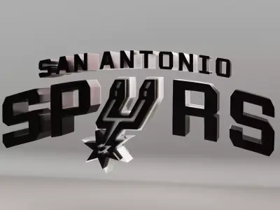 NBA San Antonio Spurs Logo 3D model
