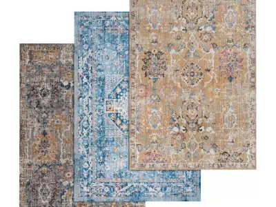 Rug Set 2038 3D model