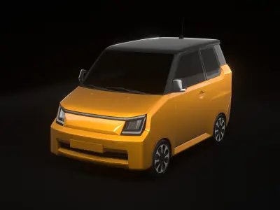 Generic Modern Sporty City Car  3D model