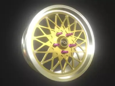 Chevrolet - BBS  Free low-poly 3D model