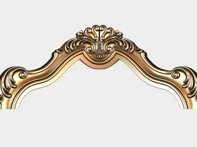 Carved decor for cnc 72 3D model