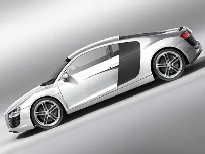 Audi R8 2009 3D model