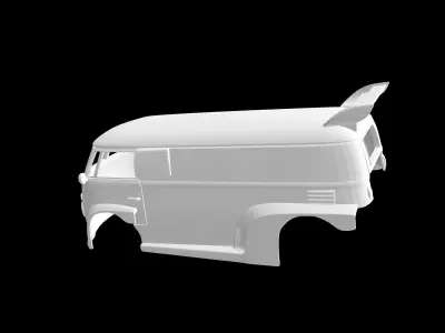 Volkswagen T1 Williams 3D print model