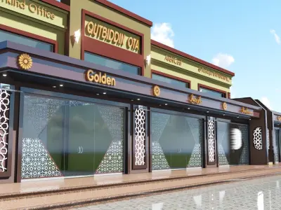 QUTBIDDIN OTA SM UZBEKISTAN YAYPAN 3D model