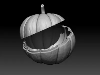 Pumpkin set for halloween 3D print model