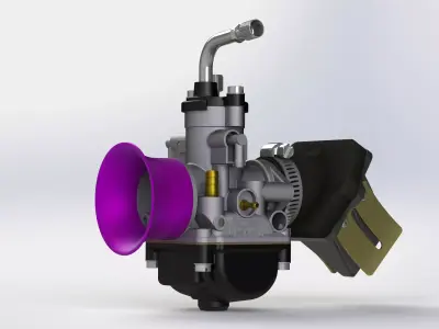 Carburetor Dell Orto 3D print model