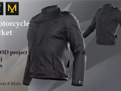 Motorcycle Jacket 3D model
