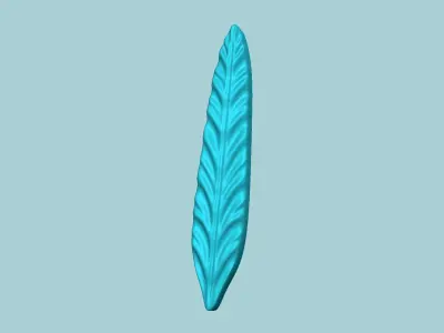 Fern Leaf Mould 06 - Artificial EVA Molding 3D print model