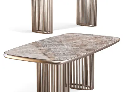 Bonaldo Luna Bianca - Dining Tables 3D model