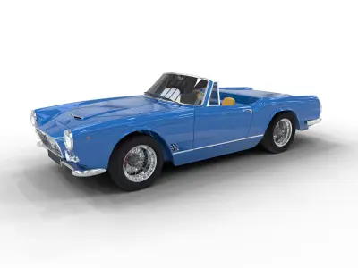 maserati spyder 3D model
