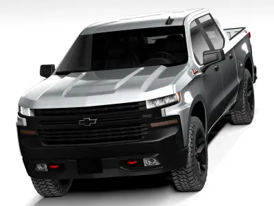 Chevrolet Silverado z71 2019 3D model