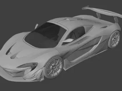McLaren P1 GTR 3D model