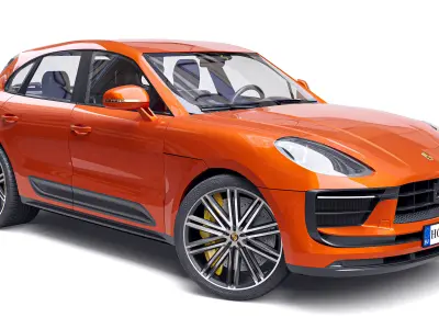 Porsche Macan S 2022 3D model