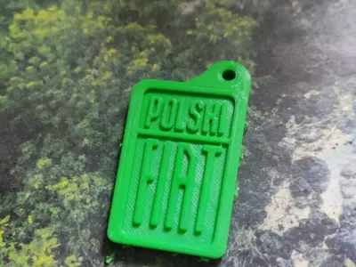 Polski Fiat  keychain 3D model