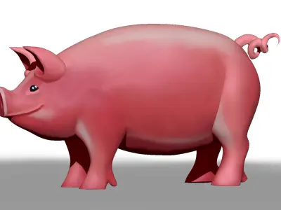 Pig Sculpt 3D model
