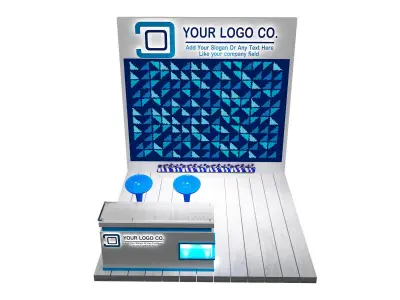 Booth Exhibition Stand a623c  3D model