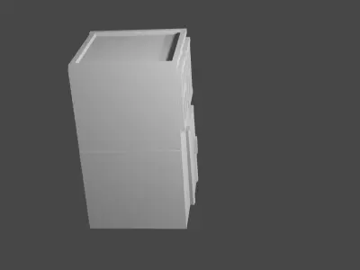 bulding model cabinet Free low-poly 3D model