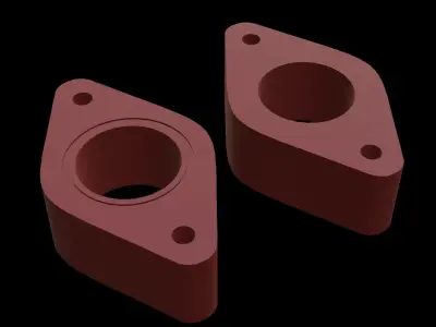 intake manifold spacer for printing 3D print model