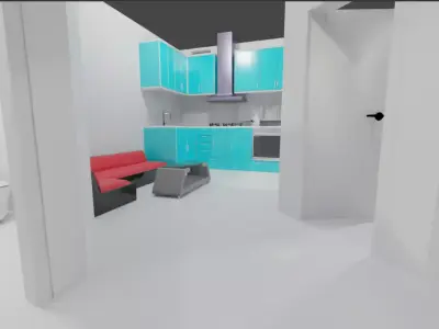 home interior 3d model  3D model
