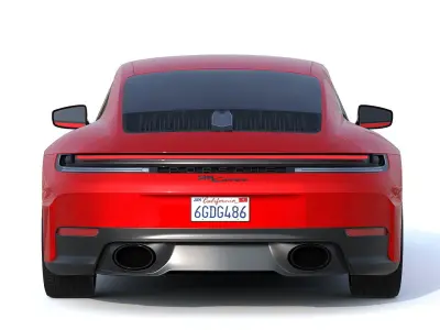Porsche 911 Carrera 2025 3D model
