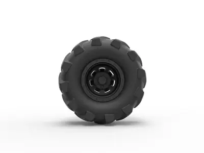 Offroad wheel 21 3D print model