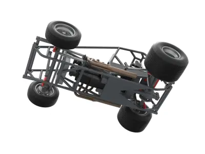 Super rod Base Scale 1 to 25 3D print model