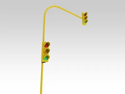 Traffic Lights 3D model
