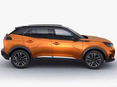 Peugeot 2008 2020 3D model