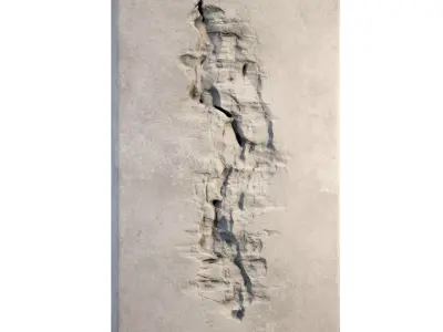 Decorative Plaster Wall Panel 8 3D model