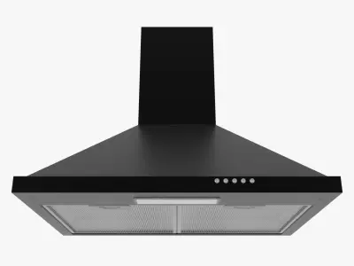 Cooker Hood 01 3D model