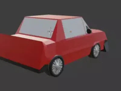 LOW-POLY CAR Low-poly 3D model buy