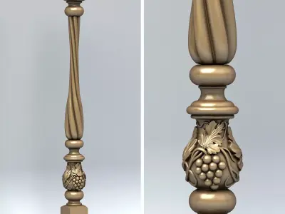 Baluster 005 3D model