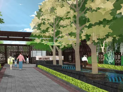 British Demonstration Area 3D model