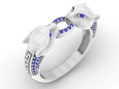 Jewelry Diamond Ring Model RG89 Free 3D print model