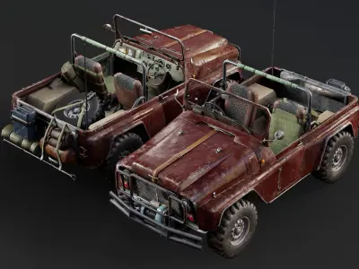 Pickup Safari  3D model