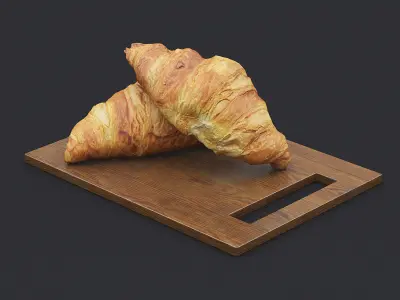 Croissants 3D model