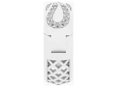 Earrings geometry with diamonds 3D print model