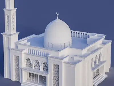 Mosque-New 3D model
