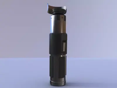 Yoda Lightsaber Low-poly 3D model