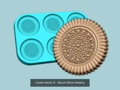 21 Cookie Mould Collection - Biscuit Silicon Molding