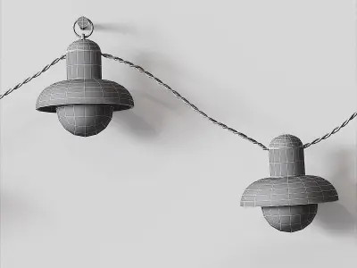 Ikea Garden Garlandx Low-poly 3D model