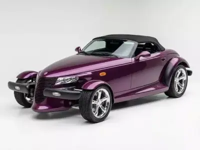 Violet car 3d model Ai 3D model