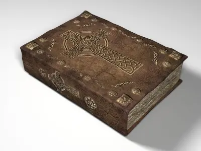 Celtic Book 3D model