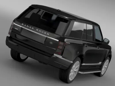Range Rover Sentinel L405 2016 3D model