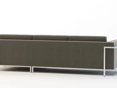 Gus Modern Davenport Bi Sectional Chaise Sofa 3D model