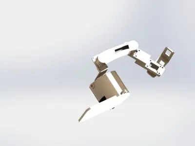 Printable robot Arm for university project or hobby 3D print model