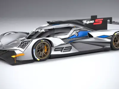 Acura ARX-06 Racecar 2023 3D model