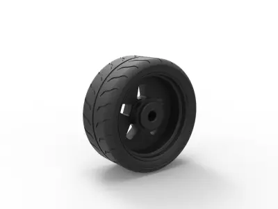 Wheel from Hoonicorn RTR 3D print model